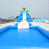 Tobogán acuático inflable enorme de hipopótamo para adultos de 10 metros de altura para la playa del fabricante inflable de China