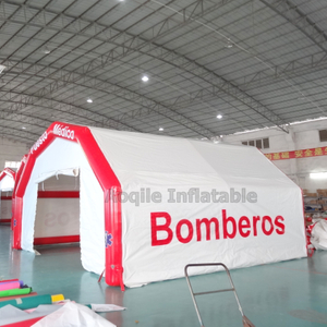 Tienda médica de emergencia inflable de lona duradera de PVC