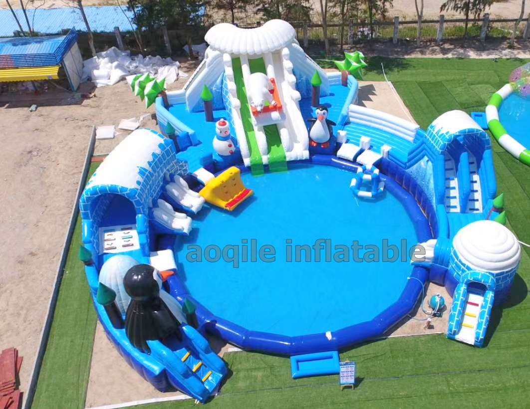 Parque de atracciones inflable del equipo comercial del parque acuático Seaworld