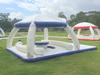 Entretenimiento acuático de verano, plataforma inflable de muelle de ocio acuático, salón de isla flotante inflable