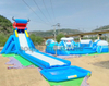 Tobogán acuático inflable enorme de hipopótamo para adultos de 10 metros de altura para la playa del fabricante inflable de China