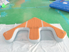 Muelle inflable personalizado para exteriores de alta calidad, flotadores para piscina, Isla, plataforma de natación flotante de pvc, jet ski inflable para agua