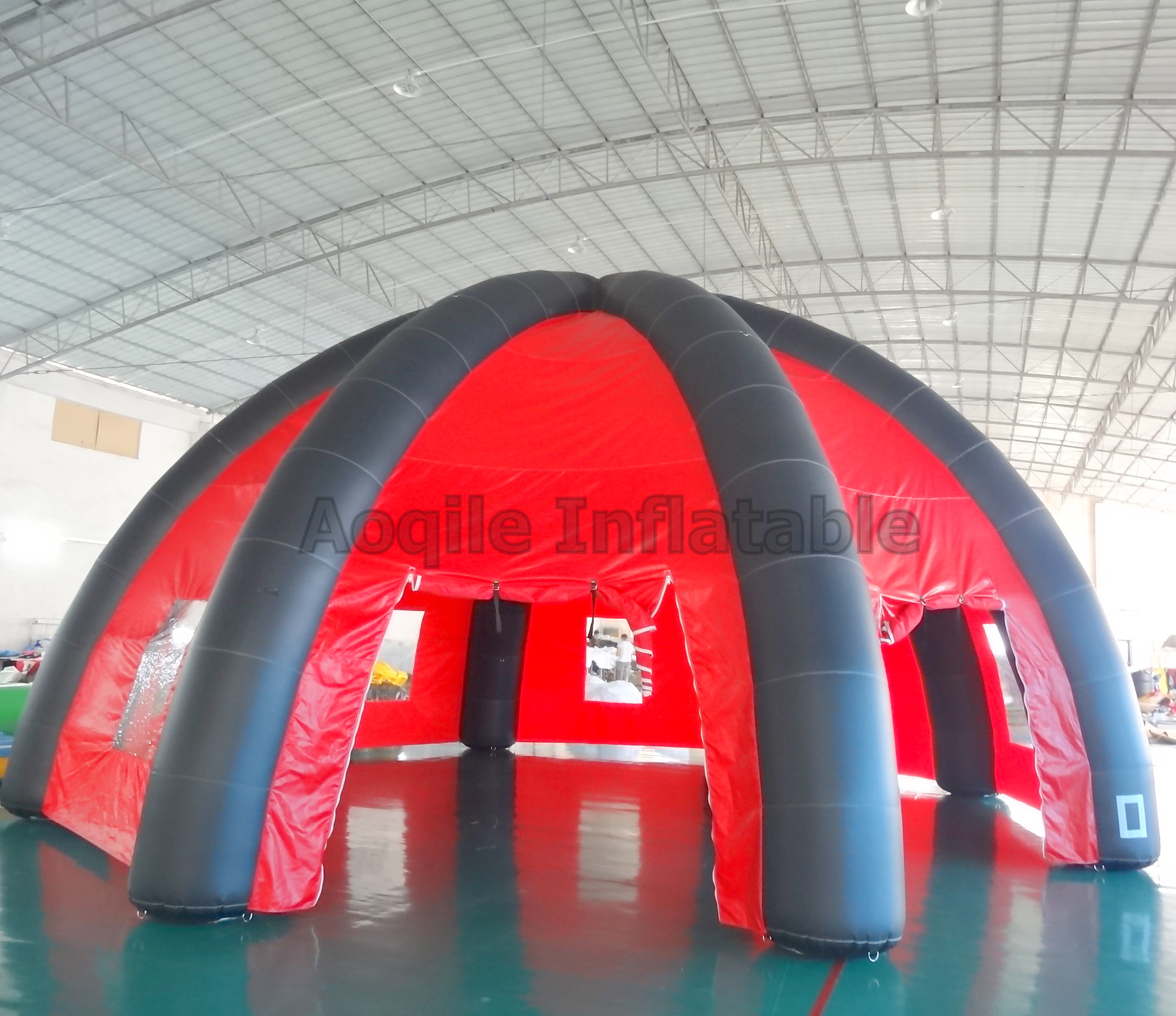 Tienda inflable personalizada con cúpula para publicidad, tienda inflable comercial para eventos y ocio