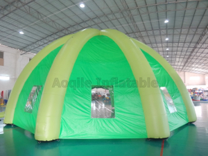 Tienda inflable resistente al desgaste, duradera, impermeable, para acampar al aire libre, comercial, de calidad confiable, superventas