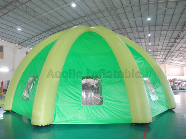 Tienda inflable resistente al desgaste, duradera, impermeable, para acampar al aire libre, comercial, de calidad confiable, superventas