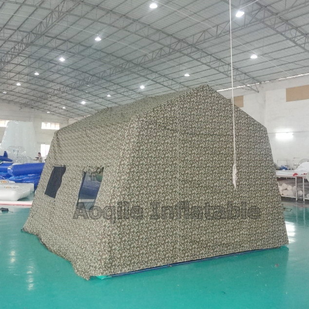 Venta al por mayor, tienda de campaña inflable para picnic al aire libre, tienda de campaña inflable de camuflaje para actividades