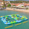 Nueva carrera de obstáculos de agua inflable para Wake Park/parque acuático inflable/fabricante de juegos acuáticos divertidos Aquapark