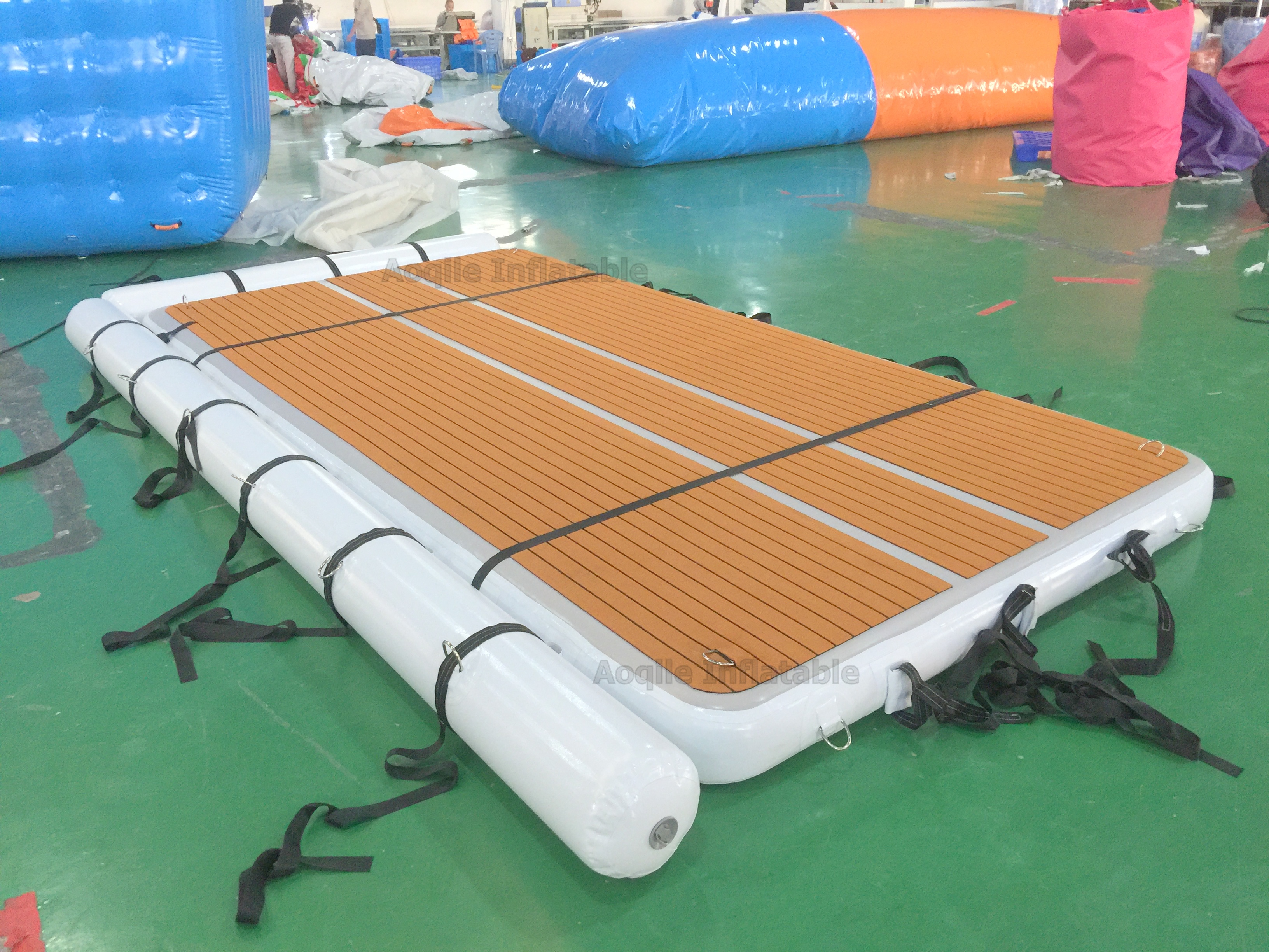 Muelle inflable personalizado para exteriores de alta calidad, flotadores para piscina, Isla, plataforma de natación flotante de pvc, jet ski inflable para agua