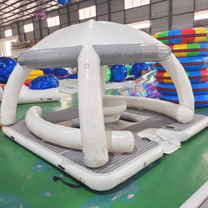 Tienda de plataforma inflable Social Bana Aqua flotante isla de agua fiesta isla inflable