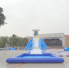 Tobogán acuático inflable enorme de hipopótamo para adultos de 10 metros de altura para la playa del fabricante inflable de China