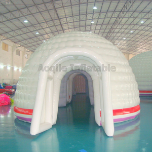 Carpa móvil inflable personalizada para eventos de boda de ensueño al aire libre carpa domo iglú inflable