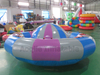 Deportes acuáticos remolcables inflables, juguete inflable del agua del barco de la discoteca, OVNI loco giratorio inflable