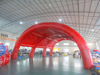 Carpa inflable grande para eventos y fiestas, carpa deportiva inflable, marquesina roja a la venta