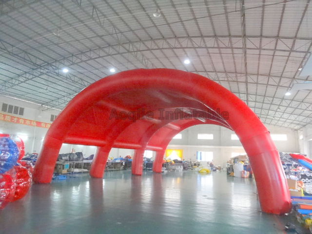 Carpa inflable grande para eventos y fiestas, carpa deportiva inflable, marquesina roja a la venta