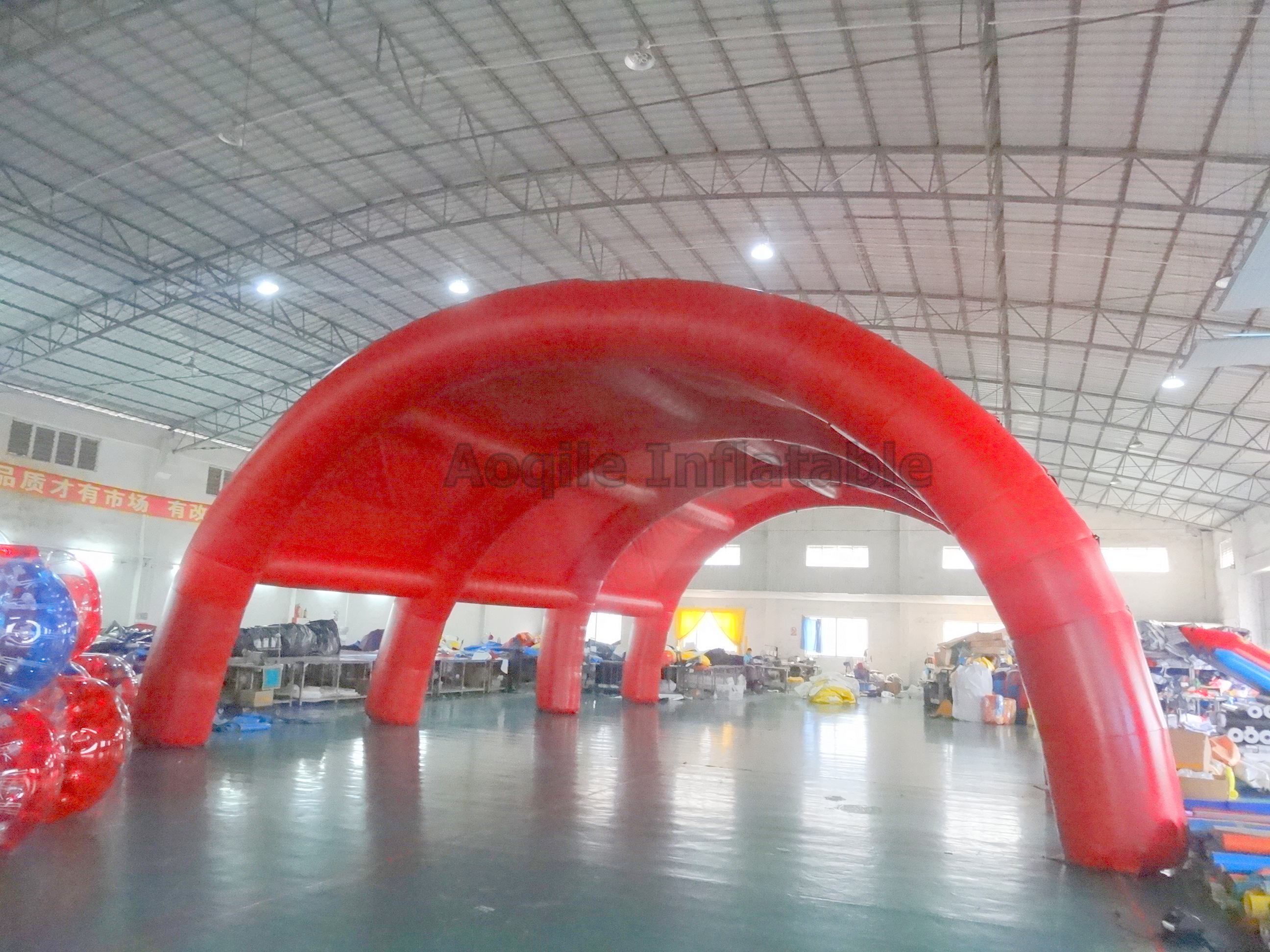 Carpa inflable grande para eventos y fiestas, carpa deportiva inflable, marquesina roja a la venta