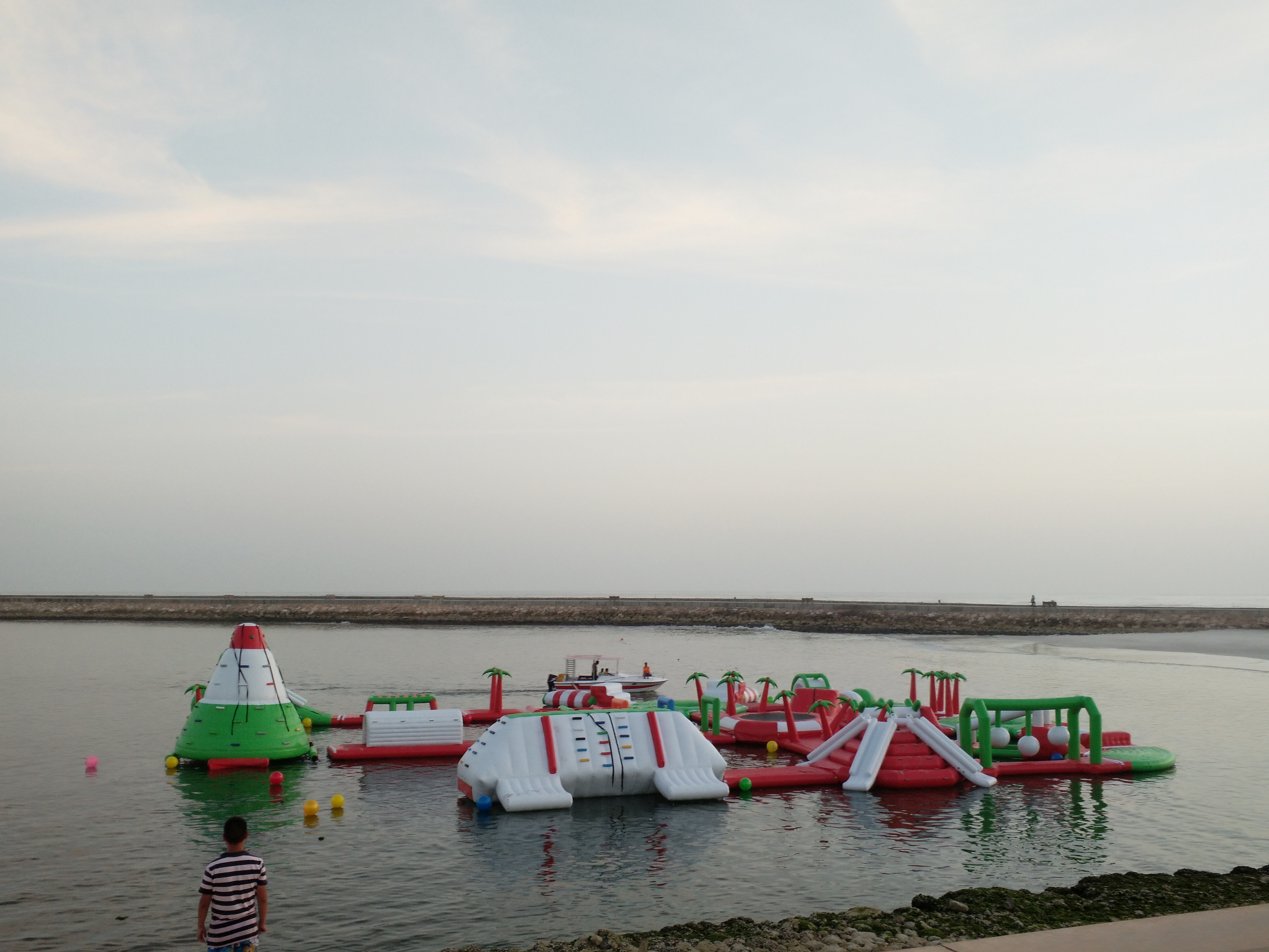 Combinaciones múltiples comerciales, parque acuático inflable de aguas abiertas, juego de deportes acuáticos, parque acuático inflable para niños, parque acuático