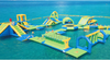 Parque flotante inflable de la aguamarina del juego del parque de la diversión del agua de la aguamarina del deporte acuático de los adultos para el lago