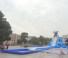 Tobogán acuático inflable enorme de hipopótamo para adultos de 10 metros de altura para la playa del fabricante inflable de China