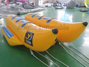 Venta Nuevo tubo de agua flotante inflable, barco inflable, pez volador, deporte, pez volador inflable, barco