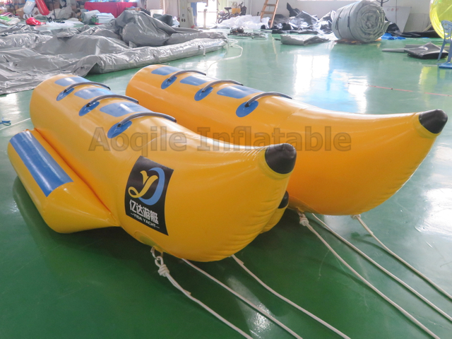 Venta Nuevo tubo de agua flotante inflable, barco inflable, pez volador, deporte, pez volador inflable, barco