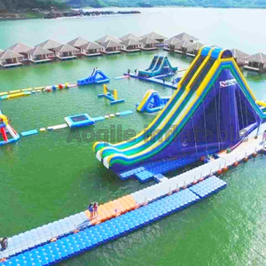 Nueva carrera de obstáculos de agua inflable para Wake Park/parque acuático inflable/fabricante de juegos acuáticos divertidos Aquapark