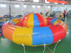 Nuevo diseño, tubo de agua, juego deportivo, barco volador inflable, OVNI loco remolcable