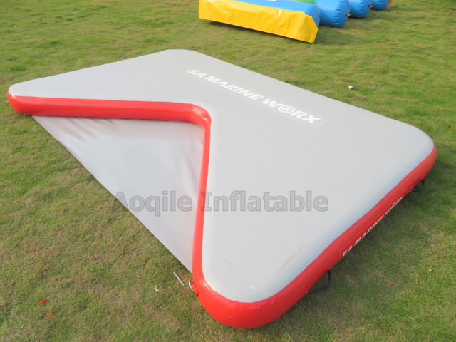 Tierra de ocio, balsa flotante para Yoga, lámina inflable, flotadores de agua, plataforma, pontón, muelle flotante para jet ski