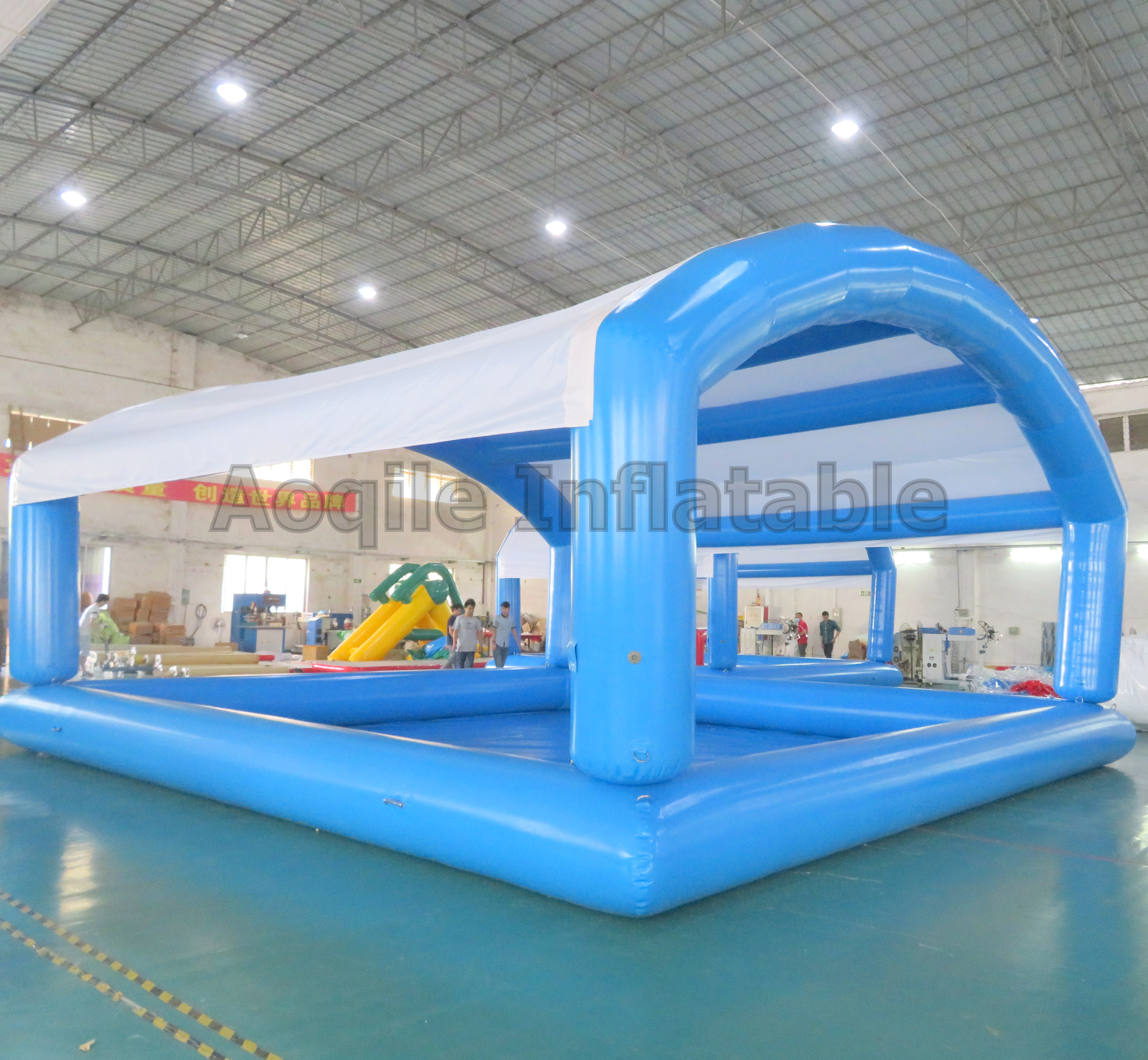 Refugio inflable transparente de la piscina con el techo cubierto/fábrica inflable de la cubierta de la piscina