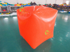 Boya de natación inflable personalizada con logotipo, boya cuadrada inflable, boya de cubo flotante de agua, marcador inflable para eventos acuáticos