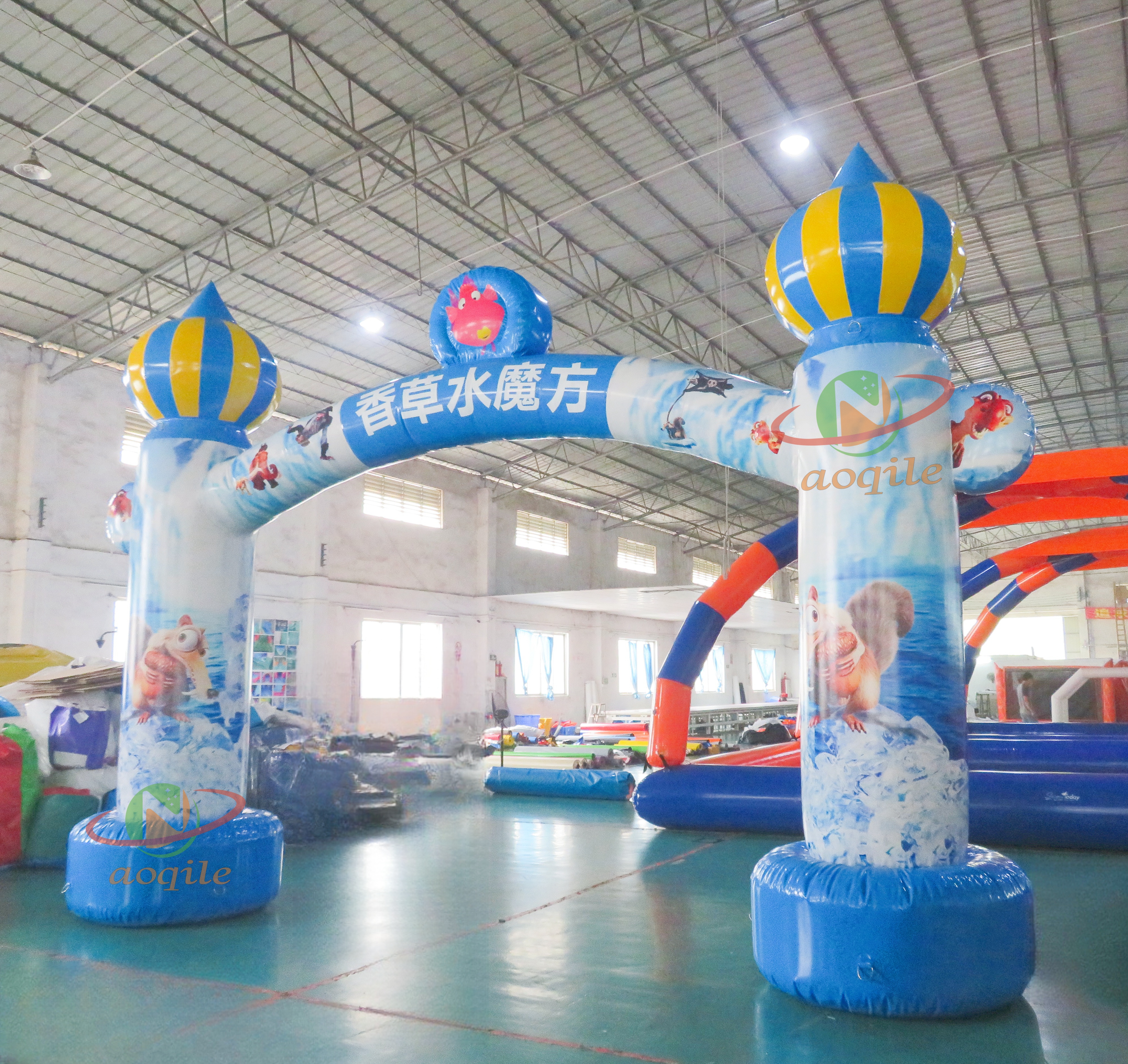 Equipo inflable al aire libre del arco del maratón de la línea de salida del evento deportivo del arco de la publicidad