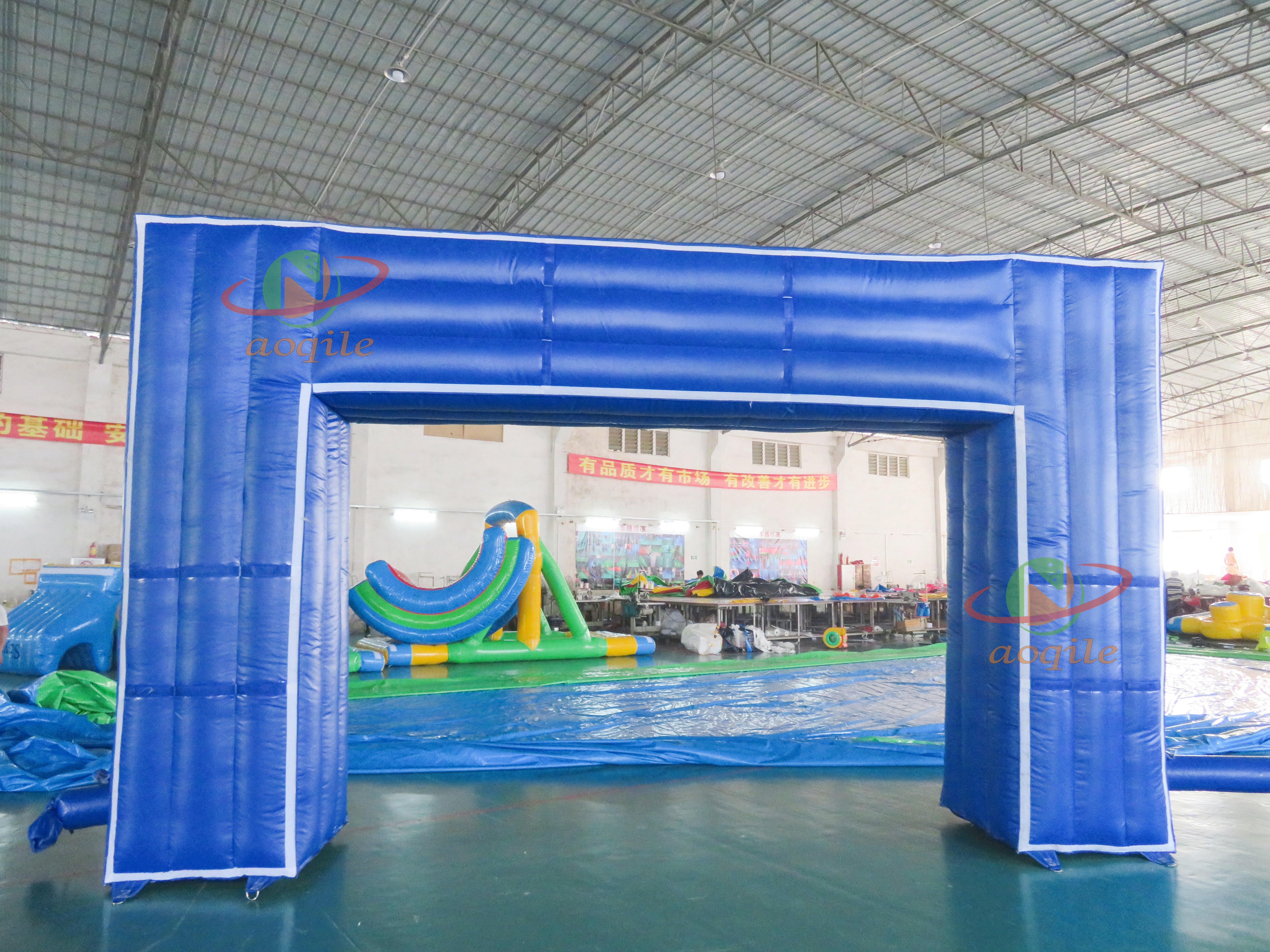 Arco inflable de publicidad personalizado de alta calidad, arco de entrada inflable para festival y eventos