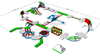 Gran Tema de agua juego al aire libre Inflables parque acuático obstáculo inflable con toboganes equipo deportivo flotante