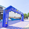 Publicidad de arco de carrera inflable barato, arco de línea de meta de inicio inflable para eventos deportivos