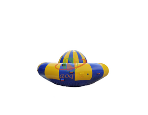 Barco inflable de alta calidad con forma de plátano, pez volador, OVNI inflable, barco de discoteca, equipo de juego acuático