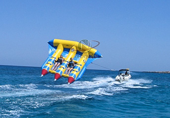 Deportes acuáticos inflable remolcable banana boat inflable agua pez volador