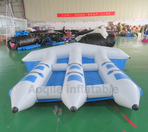 Deportes acuáticos inflable remolcable banana boat inflable agua pez volador