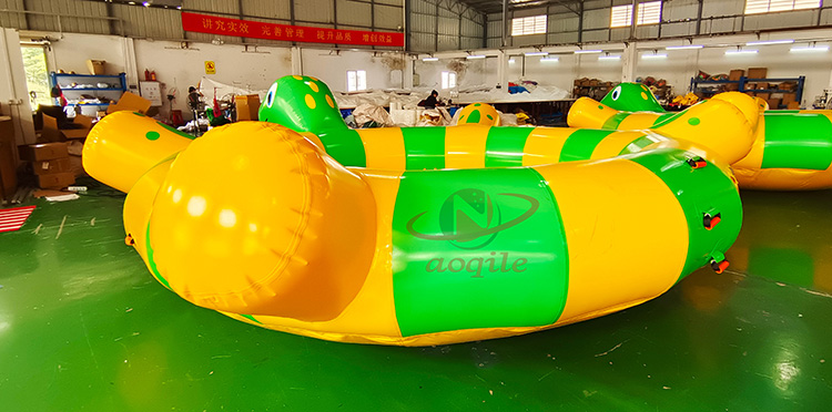 Nuevo diseño de tubo de esquí, barco inflable remolcable para deportes acuáticos, remolcables comerciales, barco de discoteca inflable de tortuga