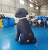 Modelo de perro con globo inflable gigante para decoración publicitaria