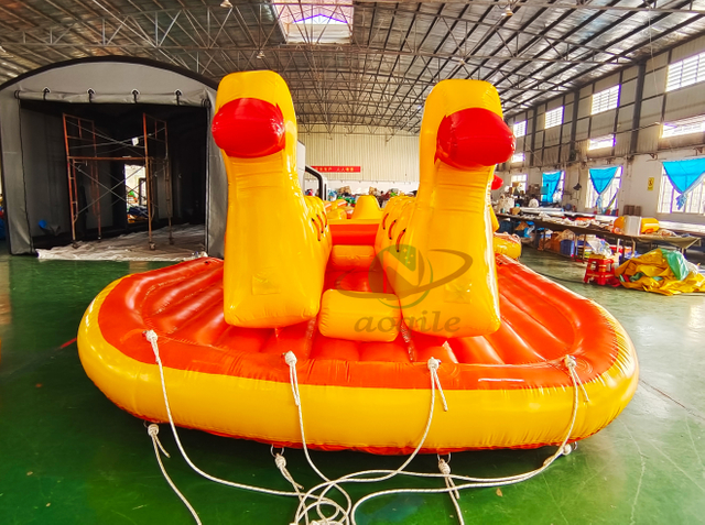 Atentables de pato inflable de Aoqile Water Park inflable para eventos
