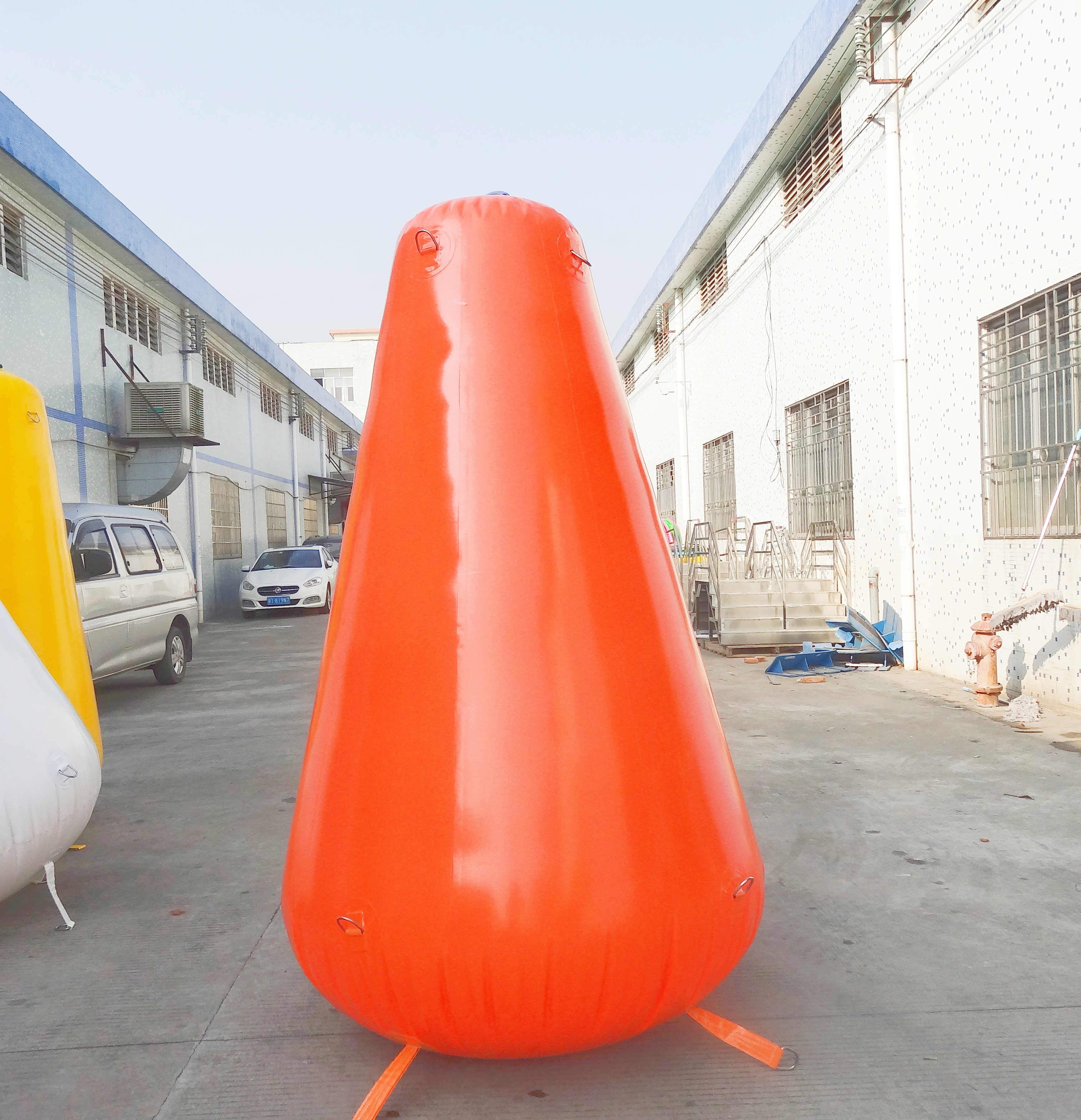 Marca flotante de carrera de agua grande, boya inflable para natación, marca flotante de carrera de mar