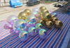 Bola metálica inflable Bola de espejo inflable decorativa Globos metálicos Bolas inflables gigantes brillantes grandes