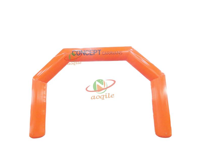 Arco inflable de inicio y meta de carrera, arco publicitario de entrada inflable para evento personalizado