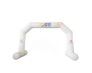 Arco de entrada inflable para exteriores personalizado, arco de publicidad para eventos deportivos, línea de inicio y meta de carrera inflable