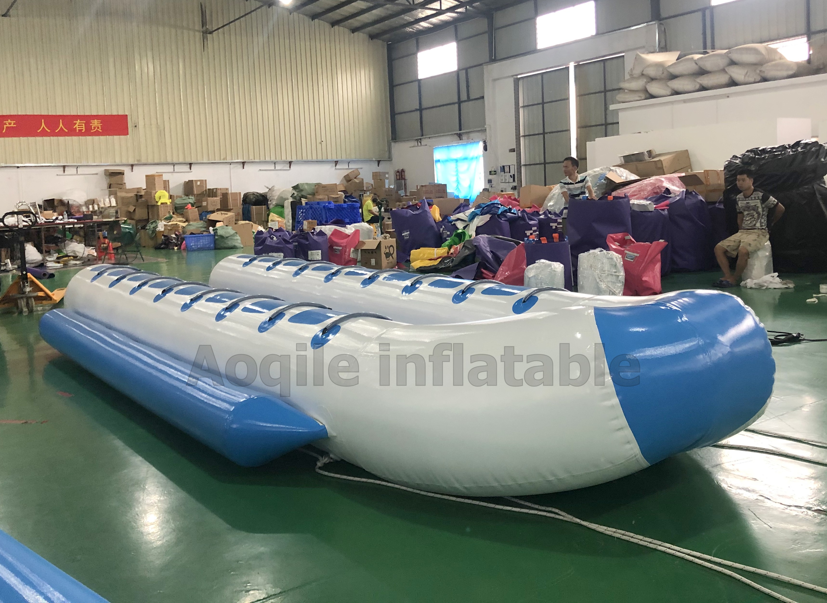 Tubo remolcable inflable Banana Boat balsa juegos de agua flotante tubo de remolque inflable para adultos