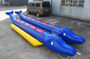 Equipo de juego acuático/barco tipo banana inflable remolcable para esquí acuático