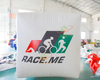 Marcador inflable específico para triatlón, boya de aire flotante para carrera, cubo duradero, agua