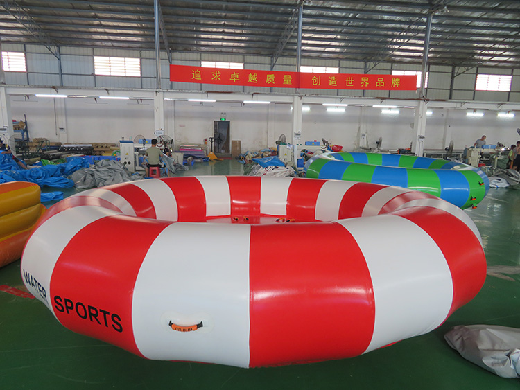 Multijugador Deportes Extremos Loco Inflable Saturno Agua Juguete Rotación Remolcable Disco Barco