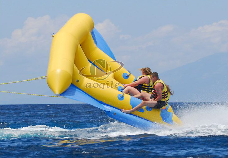 Deportes acuáticos inflable remolcable banana boat inflable agua pez volador