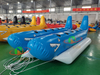 Equipo inflable del juego del agua de los peces voladores de los tiburones inflables del barco del plátano en venta