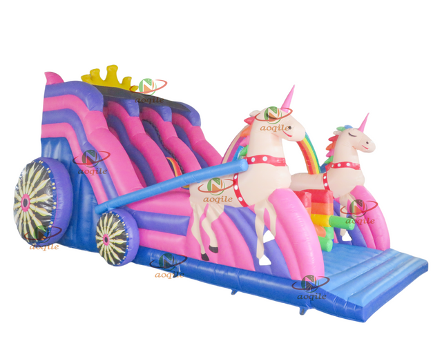 Venta en caliente Diapositiva de estilo de carro inflable de alta calidad para eventos